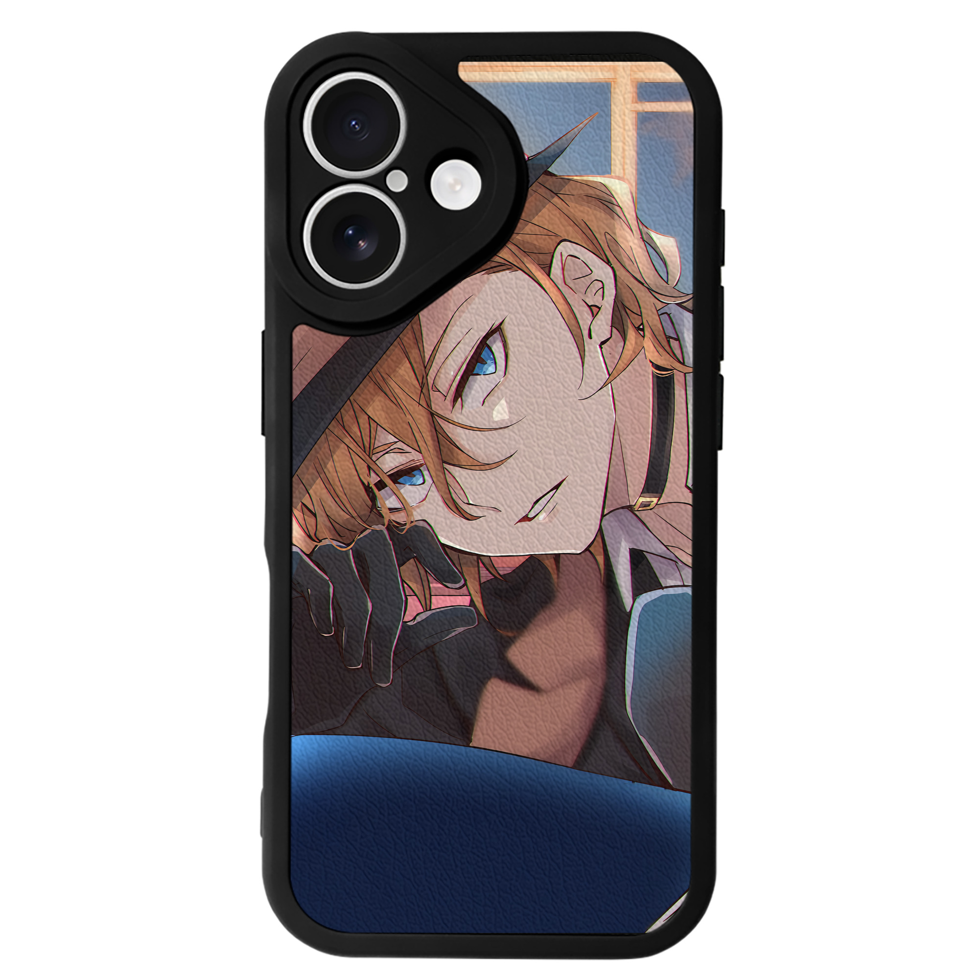 （画像用） 文豪ストレイドッグス Bungo Stray Dogs 【iPhone 16シリーズ対応】シリコンスマホケース（レザー調） 材質：シリコン